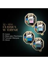 SHEBA Classics Rybne Smaki tacki 32x85g