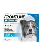 Frontline Spot On Pies M 10-20 kg dla psów M  3x1,34 ml