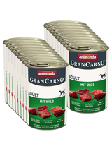 ANIMONDA GranCarno Adult Dog smak: Dziczyzna 18x400g