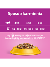 WHISKAS Sterile 3x1,4 kg - sucha karma dla dorosłego kota po zabiegu kastracji, z pysznym kurczakiem