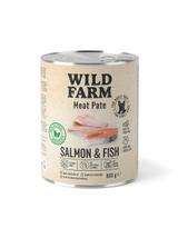 WILD FARM Pate Salmon & Fish 800g bezglutenowa karma dla psa