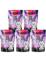 BUBU Pets Żwirek Silikonowy Niezbrylający Micro lavender fioletowy 5x3,8l