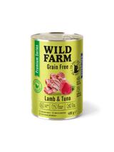 WILD FARM Premium Grain Free Lamb and Tuna 400g  - bezzbożowa karma dla kota sterylizowanego