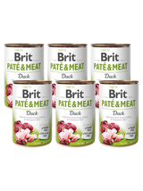BRIT PATE & MEAT DUCK 6x400g