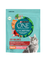 PURINA ONE® DualNature® URI-BALANCE Sterilized z Żurawiną, Składnik nr 1 Łosoś 750g