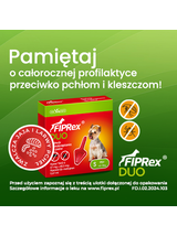 FIPREX DUO S 67 mg + 60,3 mg roztwór do nakrapiania dla psów
