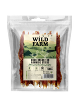WILD FARM filet z piersi kaczki na patyku 500g przysmak dla psa