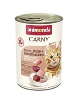 ANIMONDA Cat Carny Adult smak: kurczak, indyk i serca kaczki 6x400g