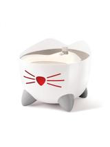 CATIT PIXI Smart Fountain białe poidło dla kota z miską ze stali nierdzewnej 2l