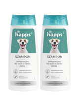 HAPPS - szampon pielęgnacyjny dla psów o sierści jasnej 200ml (2 opakowania)