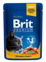 BRIT Cat ŁOSOŚ i PSTRĄG 100g