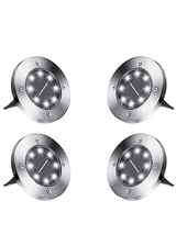 4x lampki solarne gruntowe led
