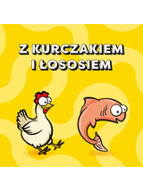 DREAMIES Creamy z kurczakiem i z łososiem 12x10g