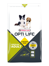 VERSELE-LAGA Opti Life Adult Medium 12,5kg + niespodzianka dla psa GRATIS!