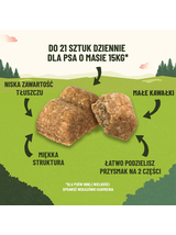 ADVENTUROS Training Przysmaki dla psów Bogate w Łososia 115g