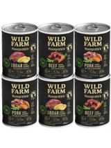 WILD FARM Monoprotein Mix Smaków 6x400g hipoalergiczna karma dla psa