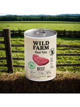 WILD FARM Pate Beef 400g bezglutenowa karma dla psa