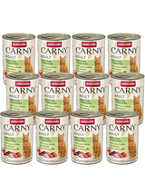 ANIMONDA Cat Carny Adult smak: kurczak, indyk, królik 12x400g