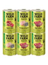 WILD FARM Premium Grain Free Mix Smaków 6x400g  - bezzbożowa karma dla kota