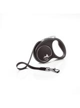 FLEXI Smycz oryginalna Black Design czarna L - 5m do 50kg - taśma