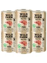 WILD FARM Pate Pork 6x800g bezglutenowa karma dla psa