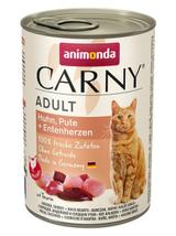 ANIMONDA Cat Carny Adult smak: kurczak, indyk i serca kaczki 18x400g