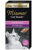 Miamor Pasta Malt Cream z serem 12x15g + Malt Cream 12x15g