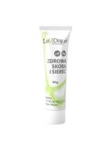 Lovi Dog Zdrowa Skóra i Sierść - pasztet dla psa i kota w tubce, z wątróbką i witaminami, kwasami Omega-3, biotyną i magnezem 90g