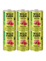WILD FARM Premium Grain Free Pork and Tuna 6x400g  - bezzbożowa karma dla kota