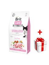 BRIT Care Cat  Grain-Free Sterilised Sensitive 2kg + niespodzianka dla kota GRATIS!