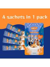 MOOCHIE Love Puree Chicken 4x15g przysmak dla psa o smaku pieczonego kurczaka