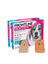 FRONTLINE Tri-Act M 10-20kg (pipeta 3 x 2ml) X2 + Zakładka magnetyczna GRATIS!
