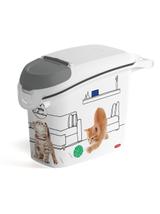 CURVER Love Pets Cats  pojemnik do przechowywania żwirku lub karmy 6kg 23x50x36cm