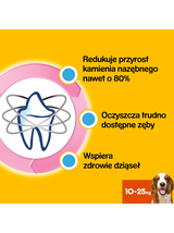 PEDIGREE DentaStix (średnie rasy) przysmak dentystyczny dla psów 7szt. - 180g
