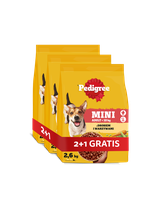 PEDIGREE Adult 3x2,6kg (małe rasy) - sucha karma dla psów z kurczakiem i warzywami