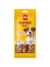 PEDIGREE - Ranchos Gryzaki na Dłużej 40 g – przysmaki dla psa, bogate w kurczaka, z marchewką