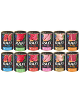 DOLINA NOTECI Rafi dla psa mix smaków 12x400g