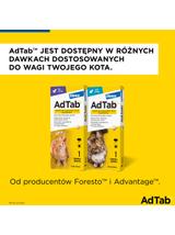 ELANCO 3xAdTab 48mg tabletki na pchły i kleszcze dla kotów >2-8 kg