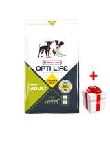 VERSELE-LAGA Opti Life Adult Mini 7,5kg - z kurczakiem - dla małych ras + niespodzianka dla psa GRATIS!