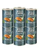 WILD FARM Superfood Salmon 6x400g bezzbożowa karma dla psa