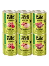 WILD FARM Premium Grain Free Mix smaków 12x400g  - bezzbożowa karma dla kota