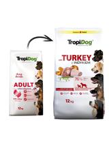 TROPIDOG Premium adult mediu & large breed indyk z ryżem 12kg