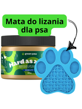 Green Paw Hard as a Nut 350g - Masło orzechowe z czarcim pazurem dla psów (Human Grade) + Mata do lizania dla psa