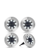 4x lampki solarne gruntowe led