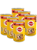 PEDIGREE Adult mokra karma pełnoporcjowa dla dorosłych psów, z wołowiną w galaretce 6x1200g