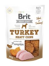 BRIT Jerky Snack Turkey Meaty Coins with Pumpkin 80g