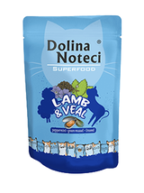 DOLINA NOTECI Superfood cielęcina i jagnięcina saszetka 10x85g