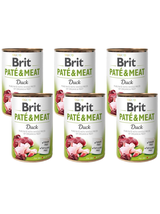BRIT PATE & MEAT DUCK 6x800g