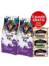 Clear Cat Blanco Lawenda żwirek bentonitowy 2x5l