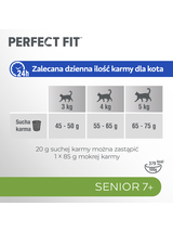 PERFECT FIT (Senior 7+) 6x750g Bogaty w kurczaka - sucha karma dla kota starszego